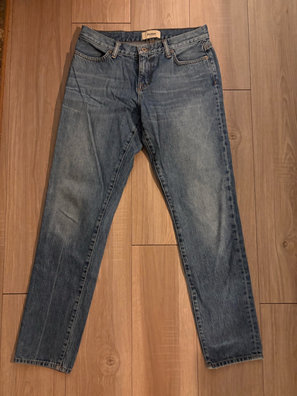 baldwin Women’s Low Rise Jeans in Light Blue Wash